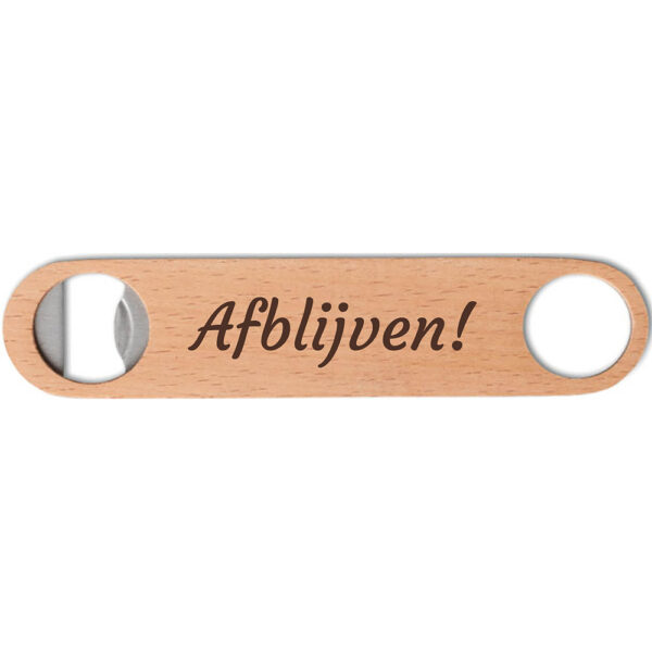 Flesopener afblijven