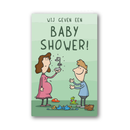 Uitnodigingskaart Babyshower