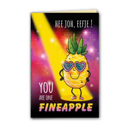 Verjaardagskaart Fineapple Ananas