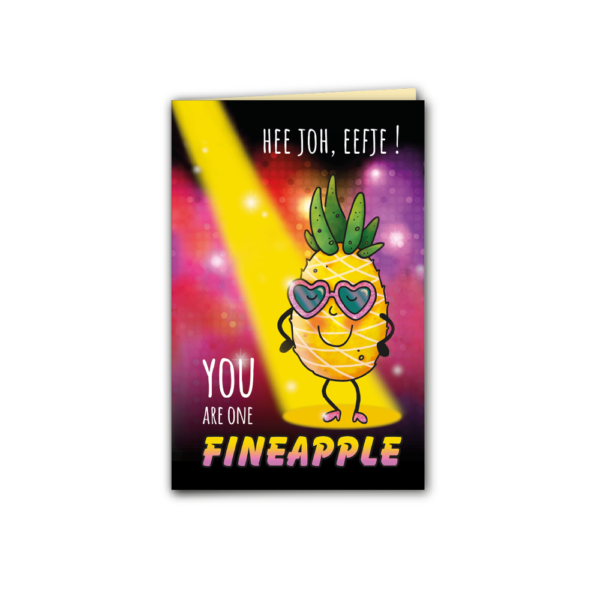 Verjaardagskaart Fineapple Ananas