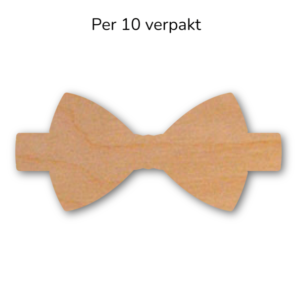 Strikje van hout-1