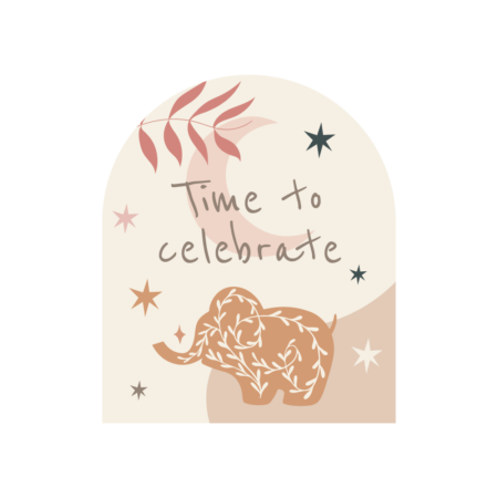 Time to celebrate olifant half rond